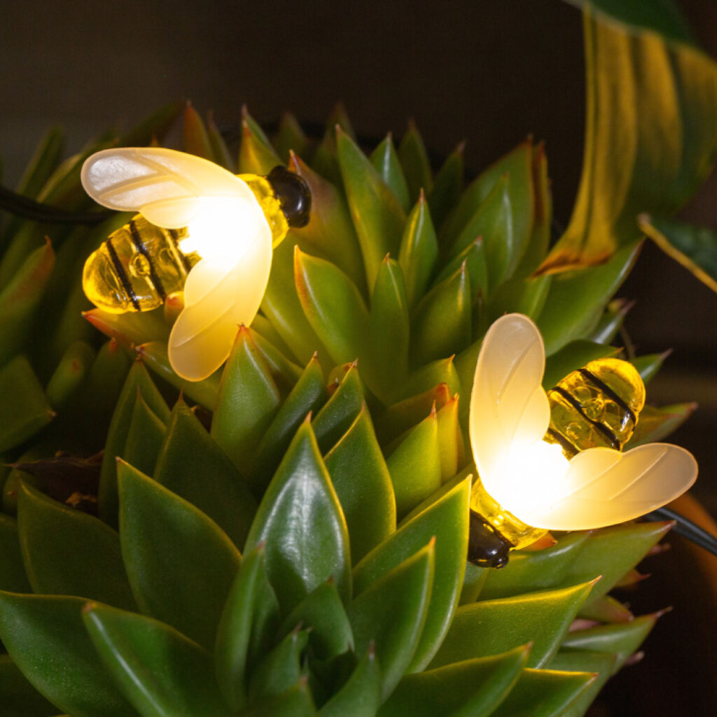 Kikkerland - Bee Solar String Lights - 5 meters / 16 feet v:6010628