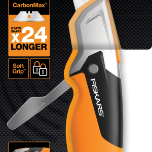 Fiskars – CarbonMax Utility Knife – Fixed Blade v:2605947 Fiskars – CarbonMax Utility Knife – Fixed Blade v:2605947