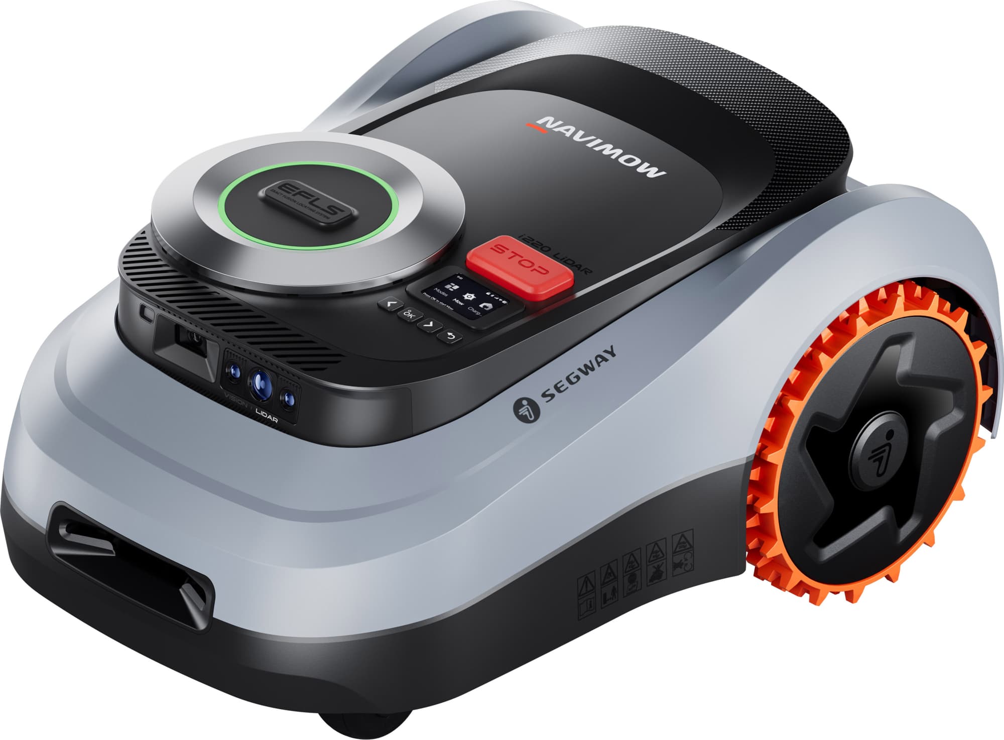 Segway Navimow i220E LiDAR Robotgressklipper – Opptil 2000 m² - Gratis frakt v:7394648