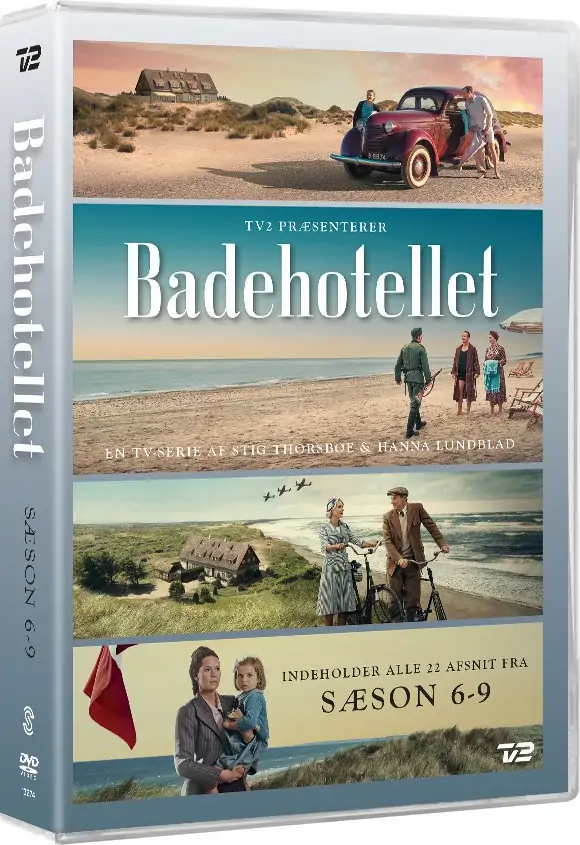 BADEHOTELLET SÆSON 6-9 DVD BOKS - 8 DISC 1939 - 1945 - Gratis frakt v:8020450