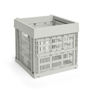 HAY – Colour Crate Cube Oppbevaringsboks (Grå) – Grey v:3173023 HAY – Colour Crate Cube Oppbevaringsboks (Grå) – Grey v:3173023