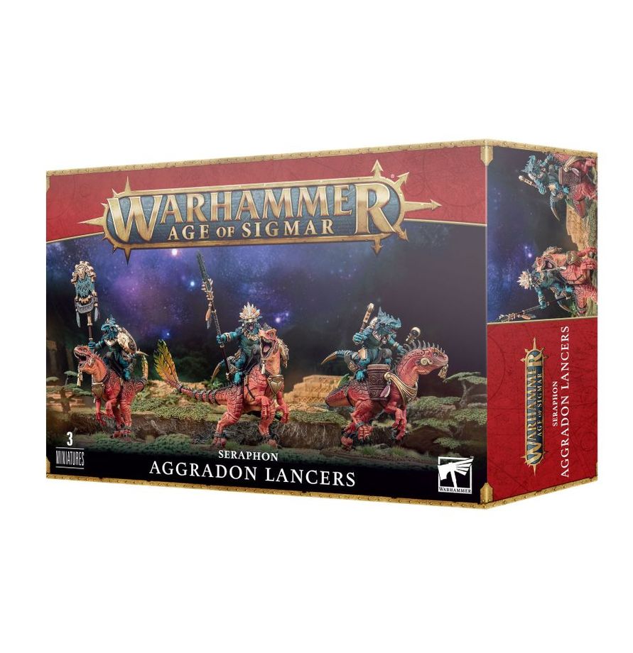 Warhammer Age Of Sigmar - Seraphon - Aggradon Lancers - Aggradon Lancers - Gratis frakt v:8157258