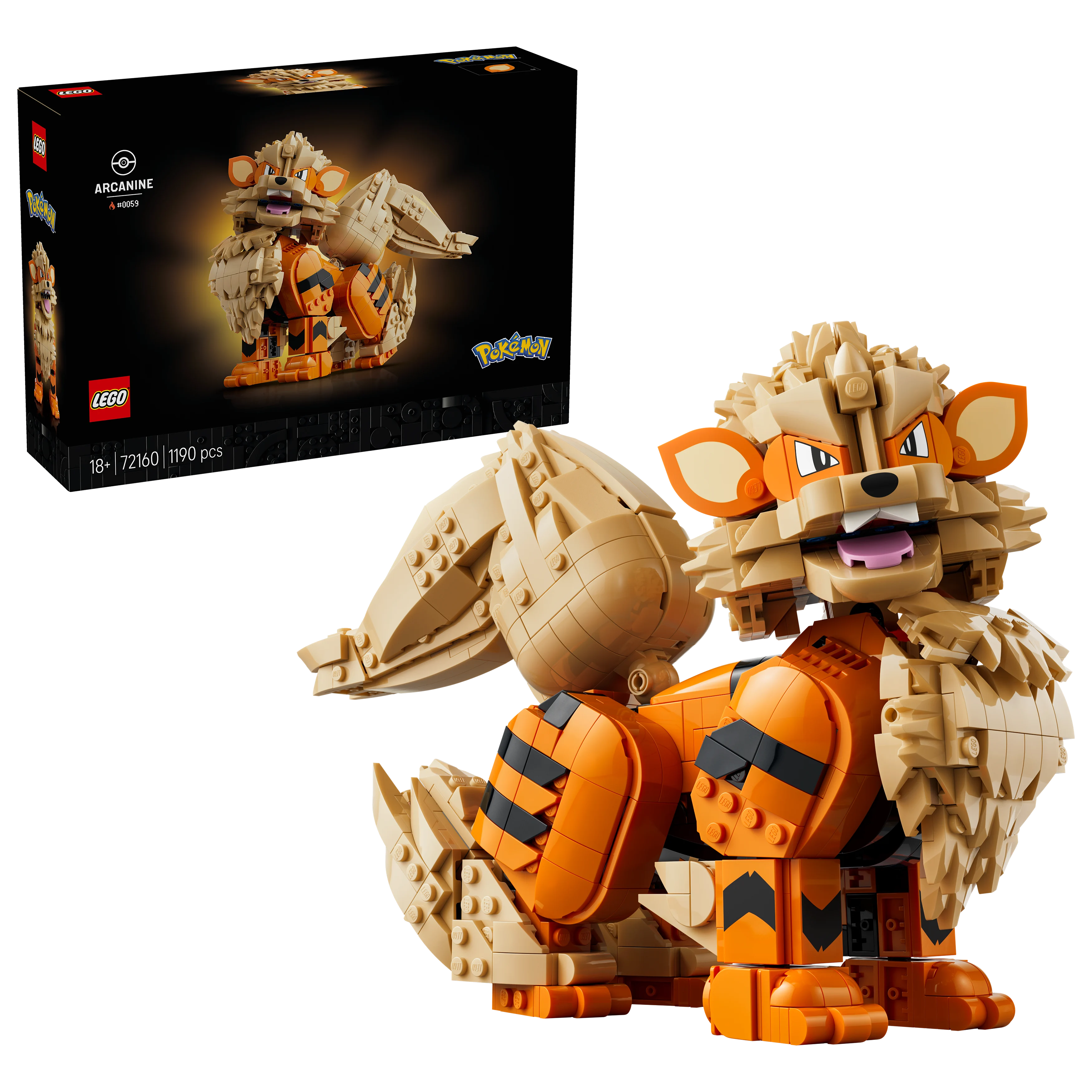 LEGO - Pokémon - Arcanine (72160) - Gratis frakt v:2505487