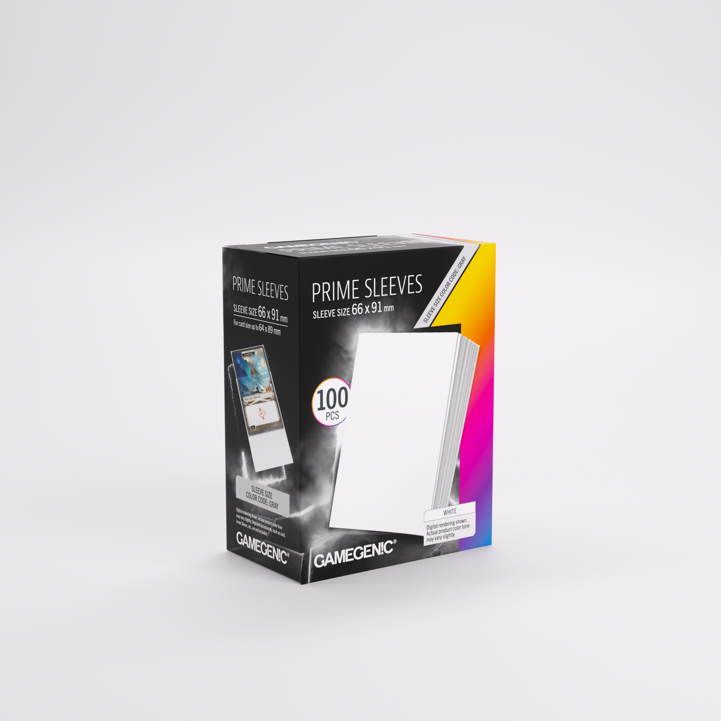 Gamegenic - Prime Sleeves 100 pcs - White (GGS10140ML) - White v:3823457
