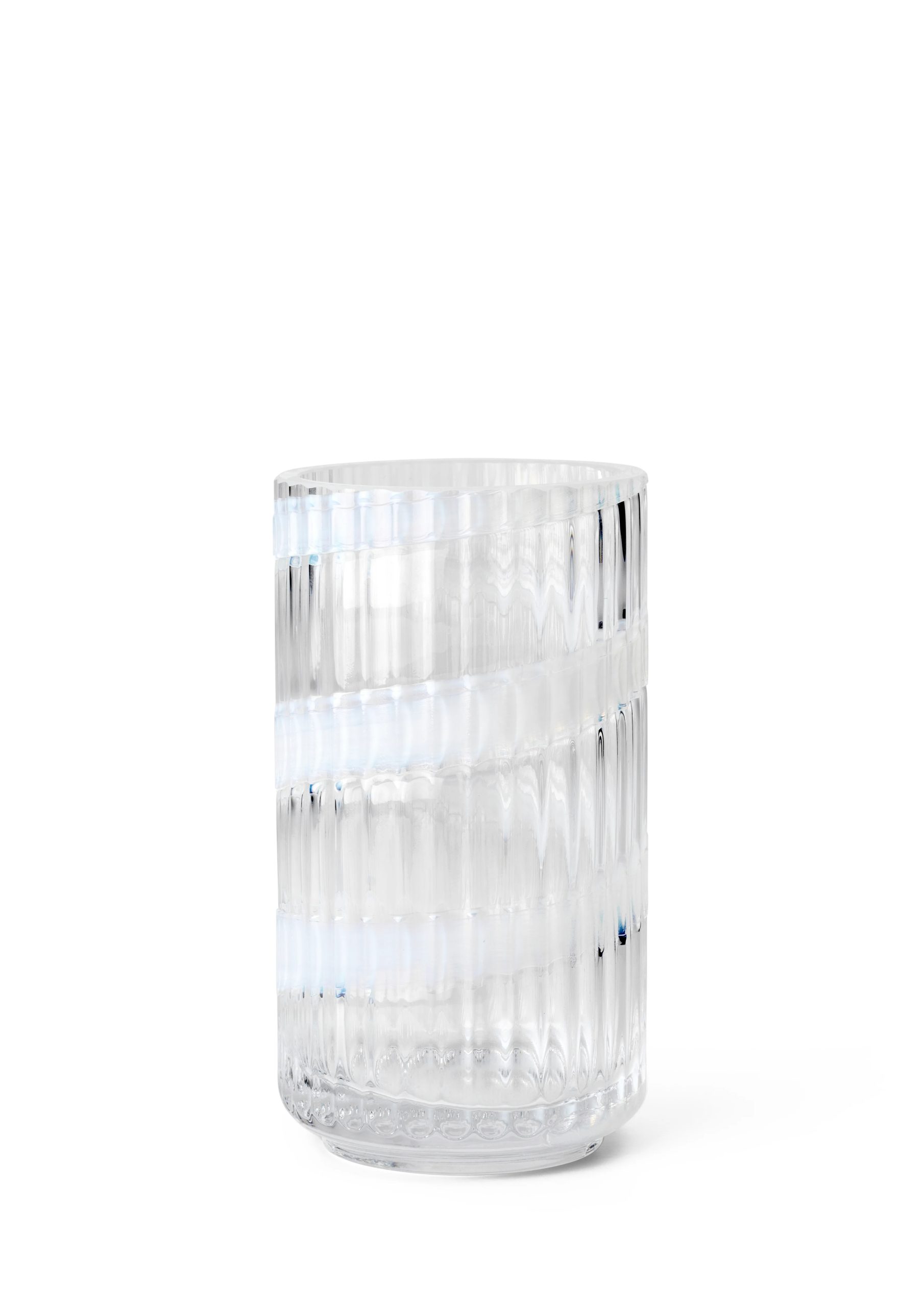 Lyngby Porcelæn - Lyngby Vase - Swirl White - 15.5 cm - Gratis frakt v:6094136
