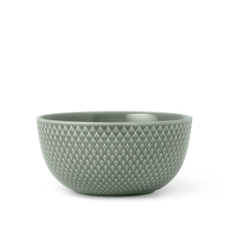 Lyngby Porcelæn - Rhombe Earth Skål - Ø13 cm - Mose - Moss - M v:5335091