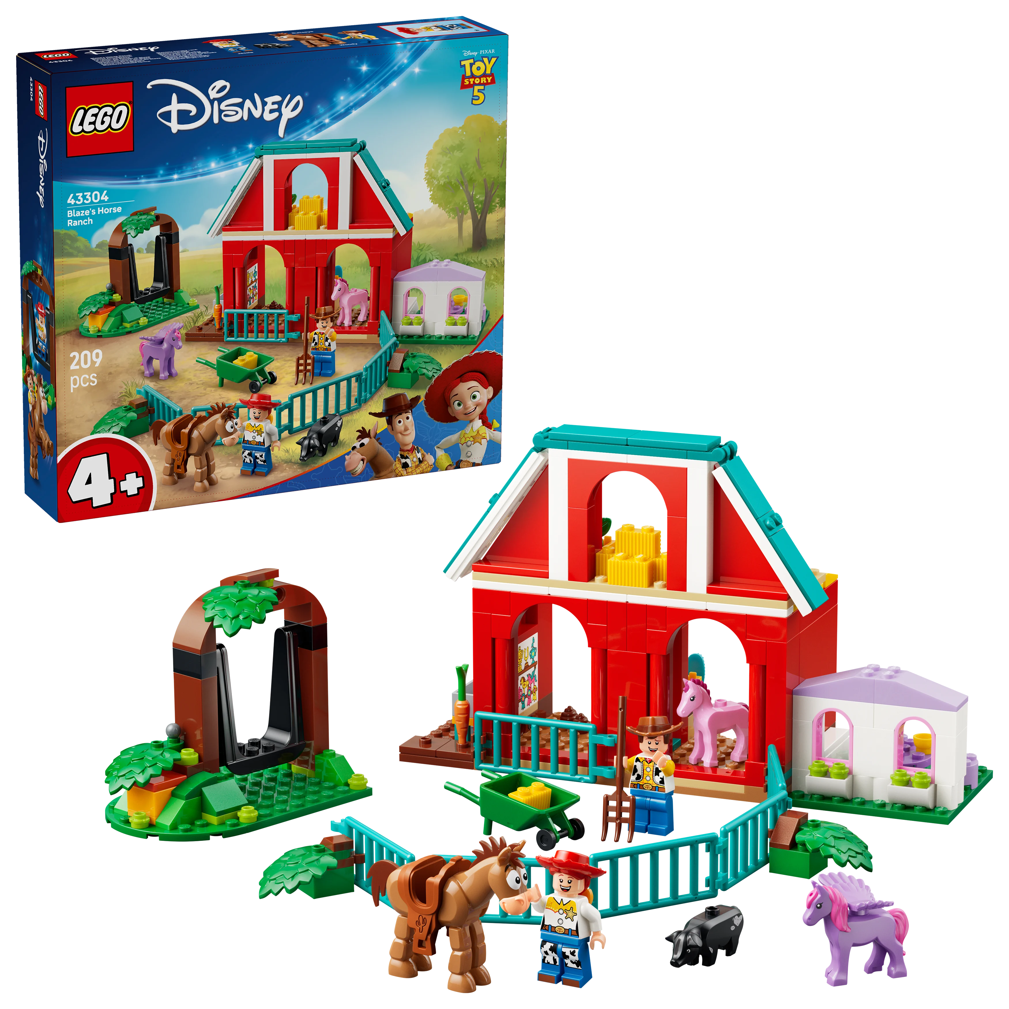 LEGO - Disney Pixar - Blazes hestegård (43304) - Gratis frakt v:1187535
