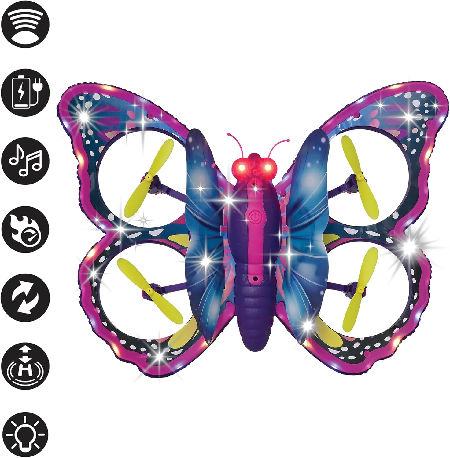 Lexibook - Butterfly Drone Crosslander (RCBUT) - Gratis frakt v:8485590