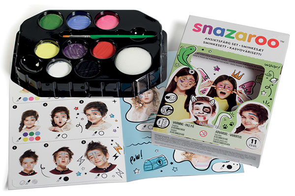 Snazaroo - Face paint kit 10 Parts & Idea Book v:3375176