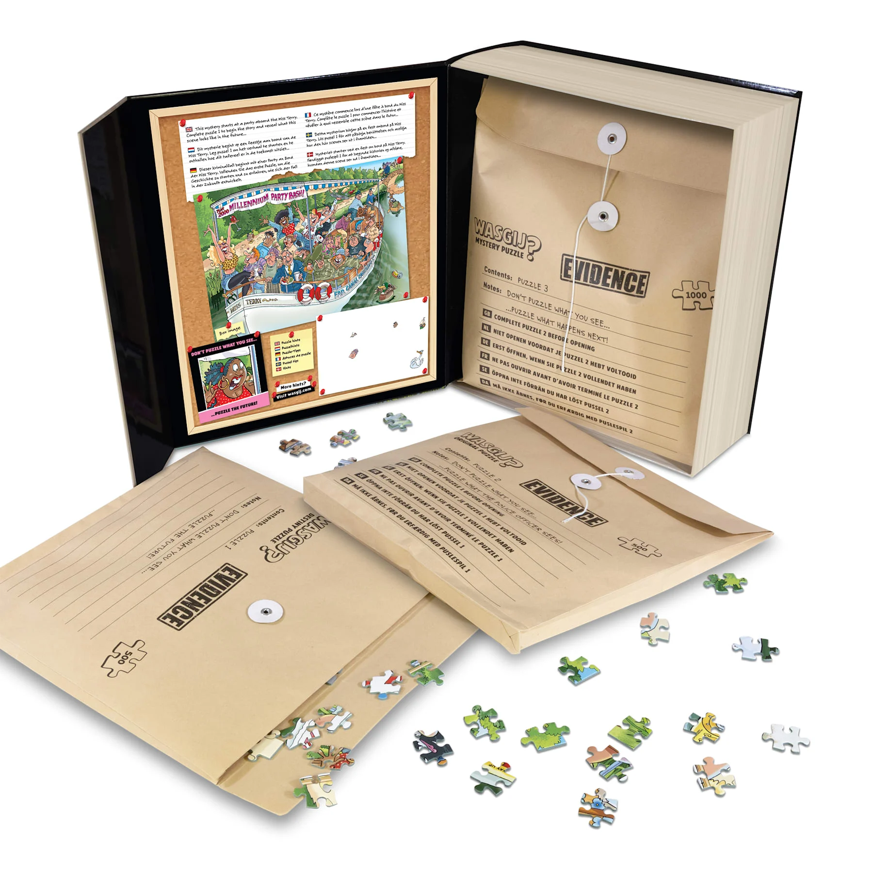 Wasgij – Pieces Of Evidence -The Last Voyage! (2×500 & 1×1000) (1110100905) v:3326377