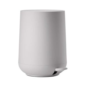 Zone Denmark – Nova Pedalbøtte 3 L (Lys Grå) – Soft Grey – Gratis frakt v:6625688