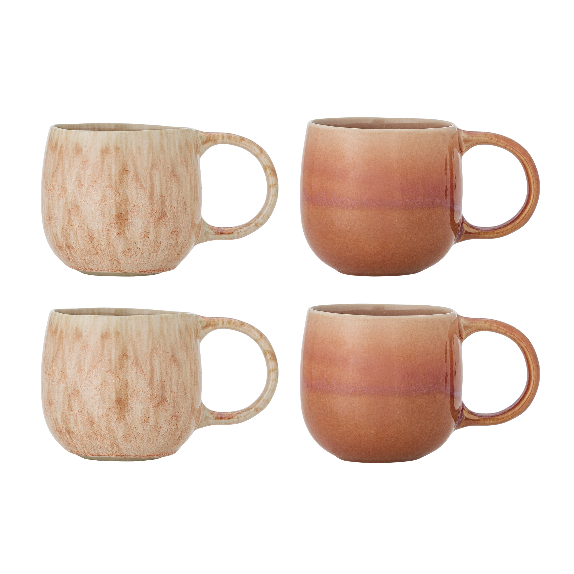 Bloomingville – Roselyn kopp – rosa – sett med 4 – steintøy – Gratis frakt v:5500839 Bloomingville – Roselyn kopp – rosa – sett med 4 – steintøy – Gratis frakt v:5500839