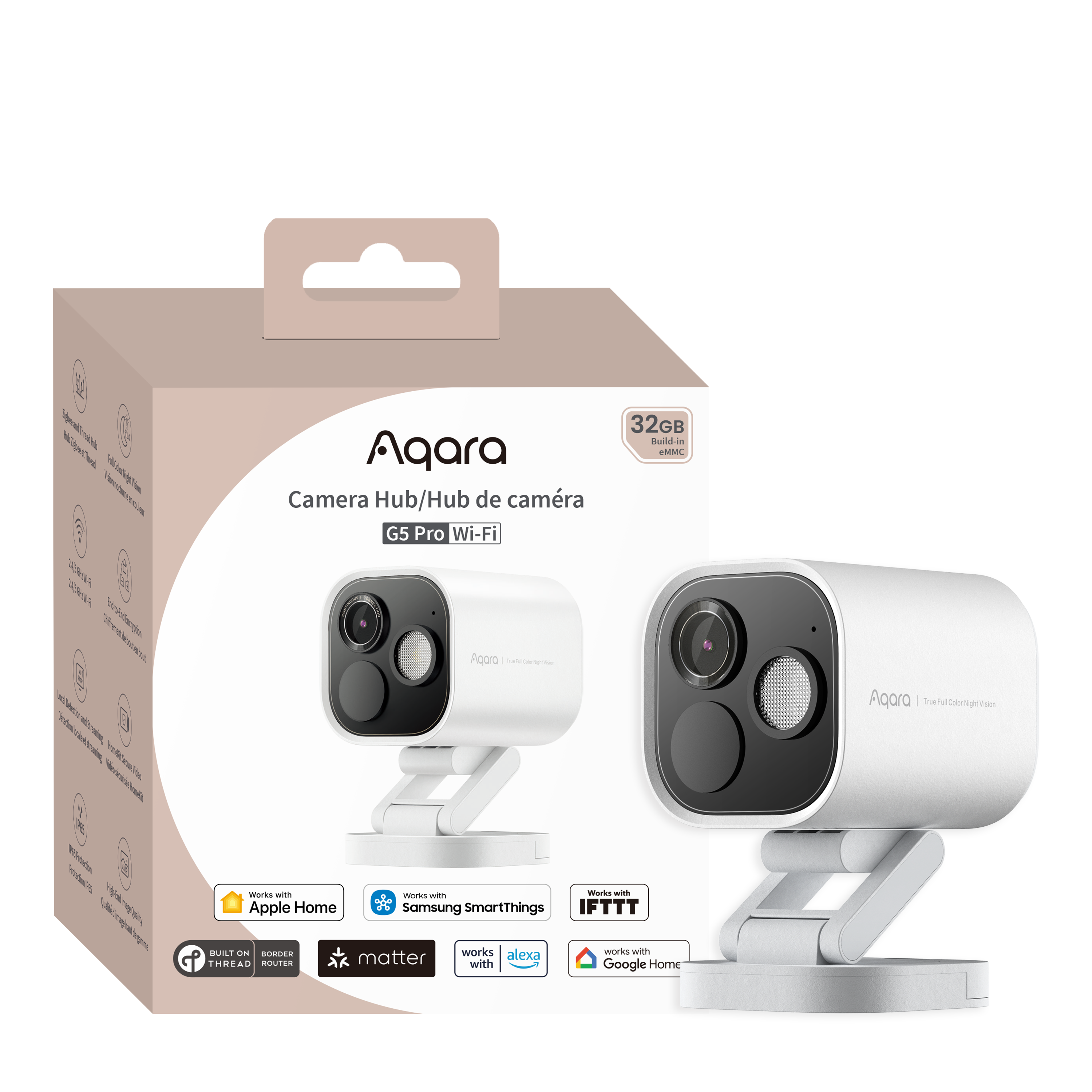 Aqara Surveillance Camera & Hub G5 Pro (Wi-Fi) – Smart Overvåkning og Hub i Ett – Gratis frakt v:5302433 Aqara Surveillance Camera & Hub G5 Pro (Wi-Fi) – Smart Overvåkning og Hub i Ett – Gratis frakt v:5302433