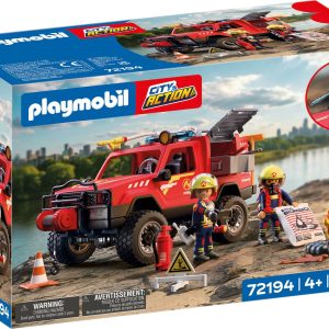 PLAYMOBIL – Fire Pickup Truck (72194) – Gratis frakt v:4463825