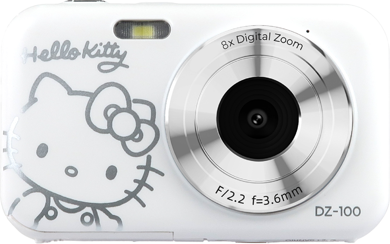 Yashica - Hello Kitty digitalkamera DZ-100 - White - Gratis frakt v:6576823