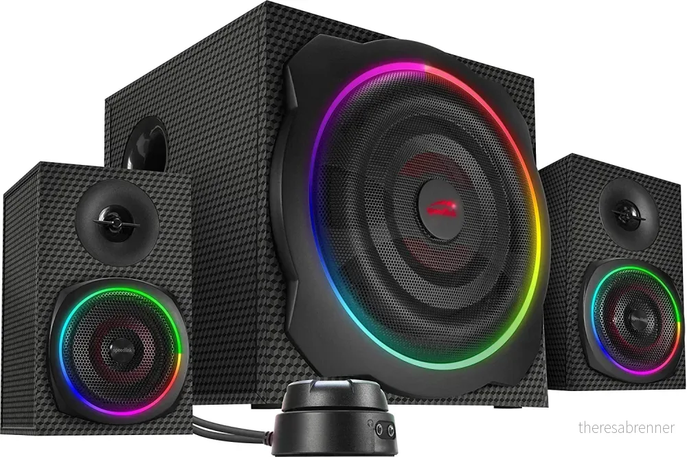 Speedlink - GRAVITY CARBON RGB 2.1 Speaker System - Gratis frakt v:6826944