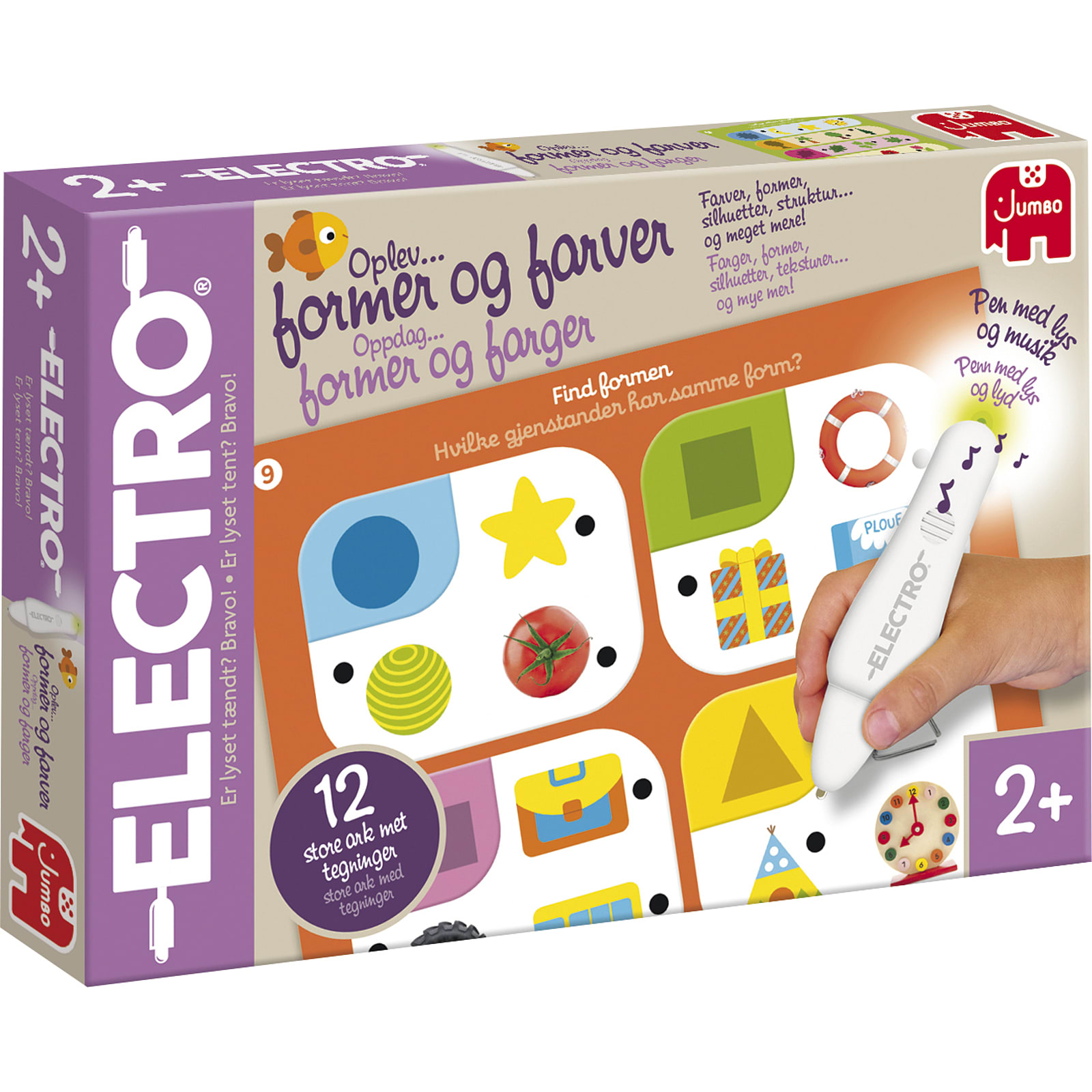 Jumbo – Electro – Colors & Shapes (DK/NO) (1110100410) v:4986014 Jumbo – Electro – Colors & Shapes (DK/NO) (1110100410) v:4986014