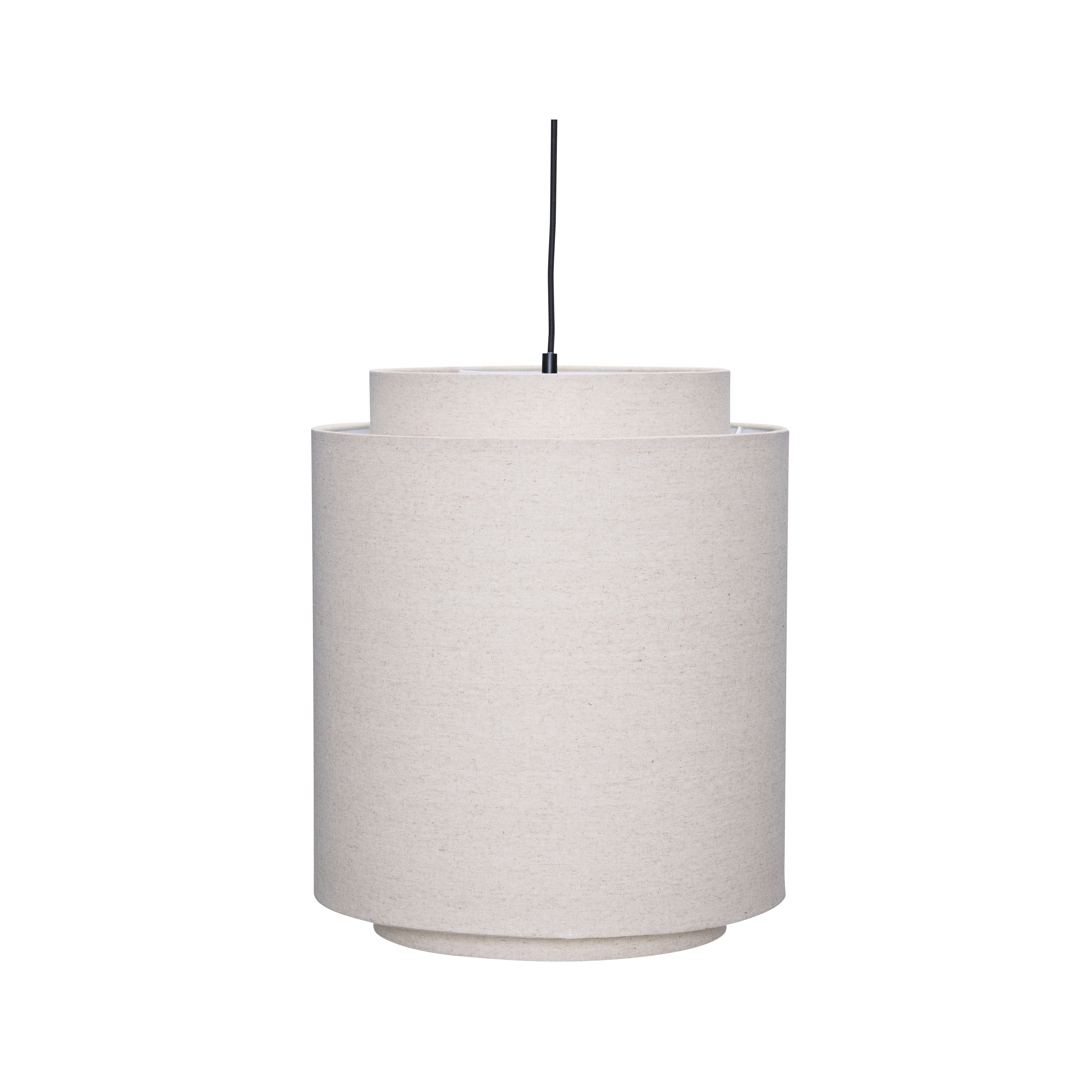 Hübsch - Sable Pendant - Tall Sand - ø40xh48cm - Gratis frakt v:4388311