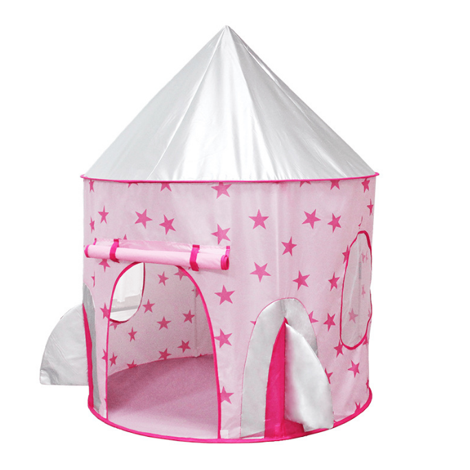 Magni - Play Tent - Pink - 1.3 meters in height and 1.02 meters in diameter - Gratis frakt v:8675529
