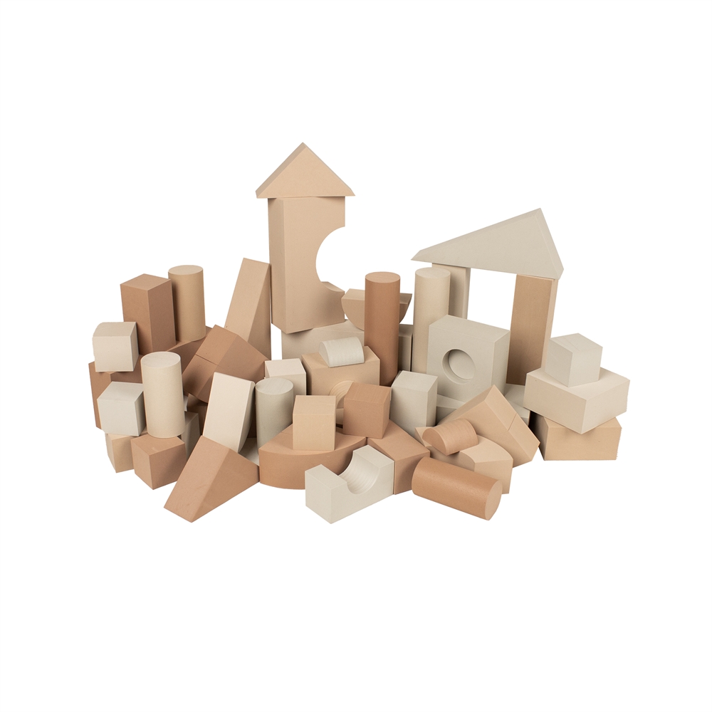 BabyTrold - Foam building blocks - Sand (18-49SA) - Gratis frakt v:6124908
