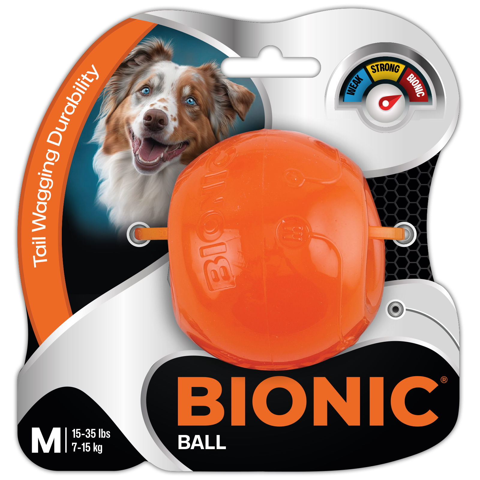 Bionic – BIONIC Ball – Orange – Medium 6.7cm v:9007665