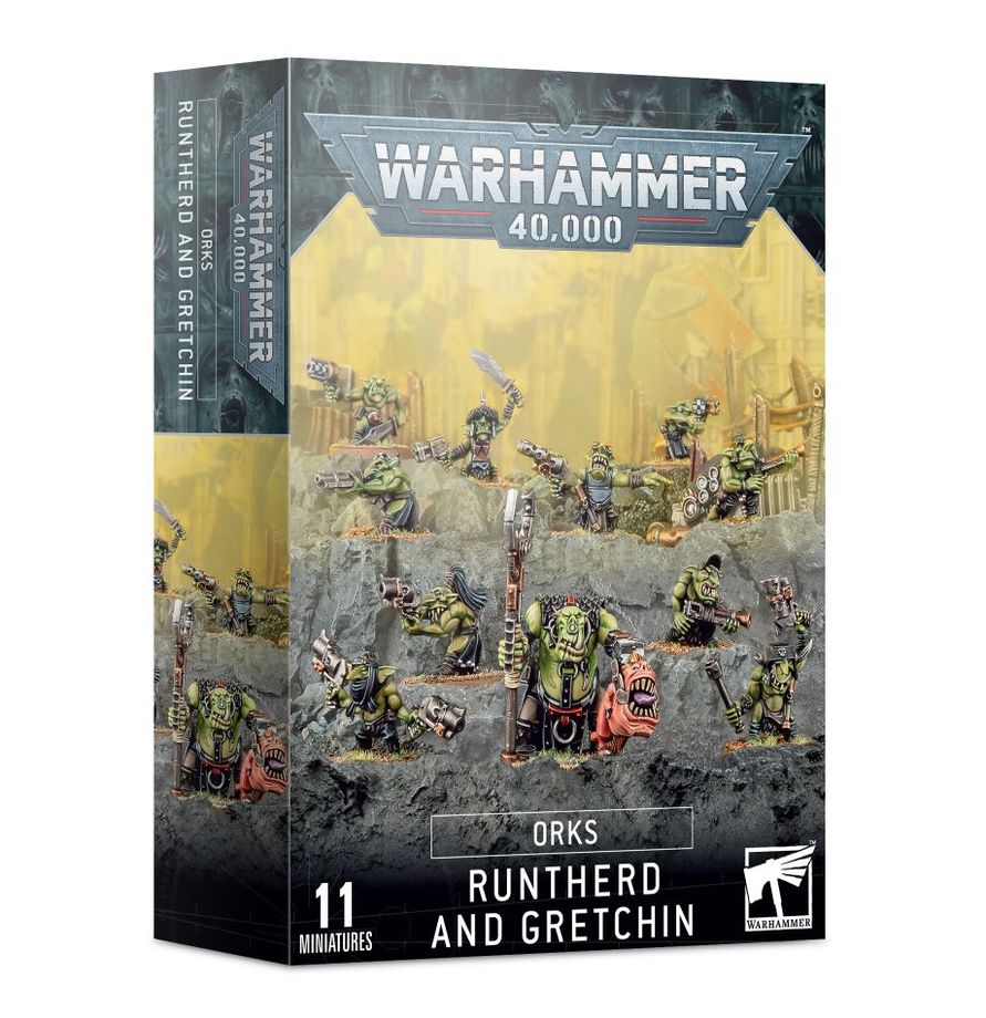 Warhammer 40K - Orks - Runtherd And Gretchin - Runtherd And Gretchin v:1632996
