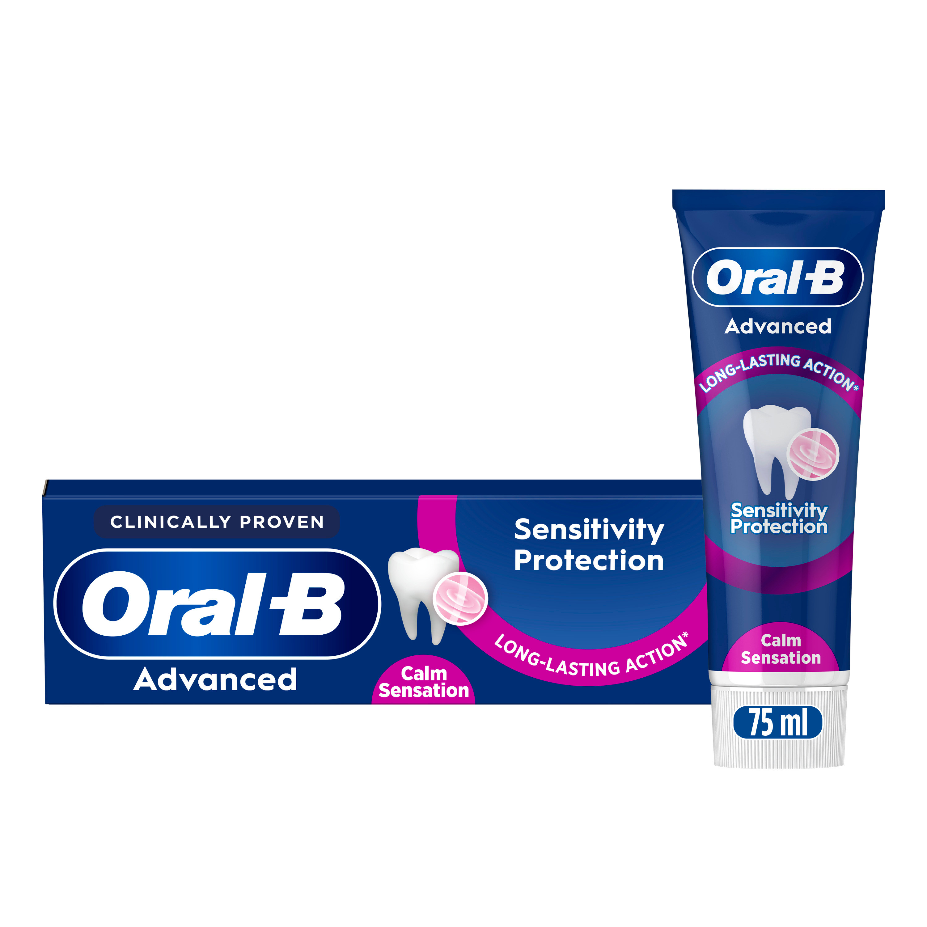 Oral B - Advanced Sensitivity Protection Calm Sensation Tannkrem - 75 ml v:4572509