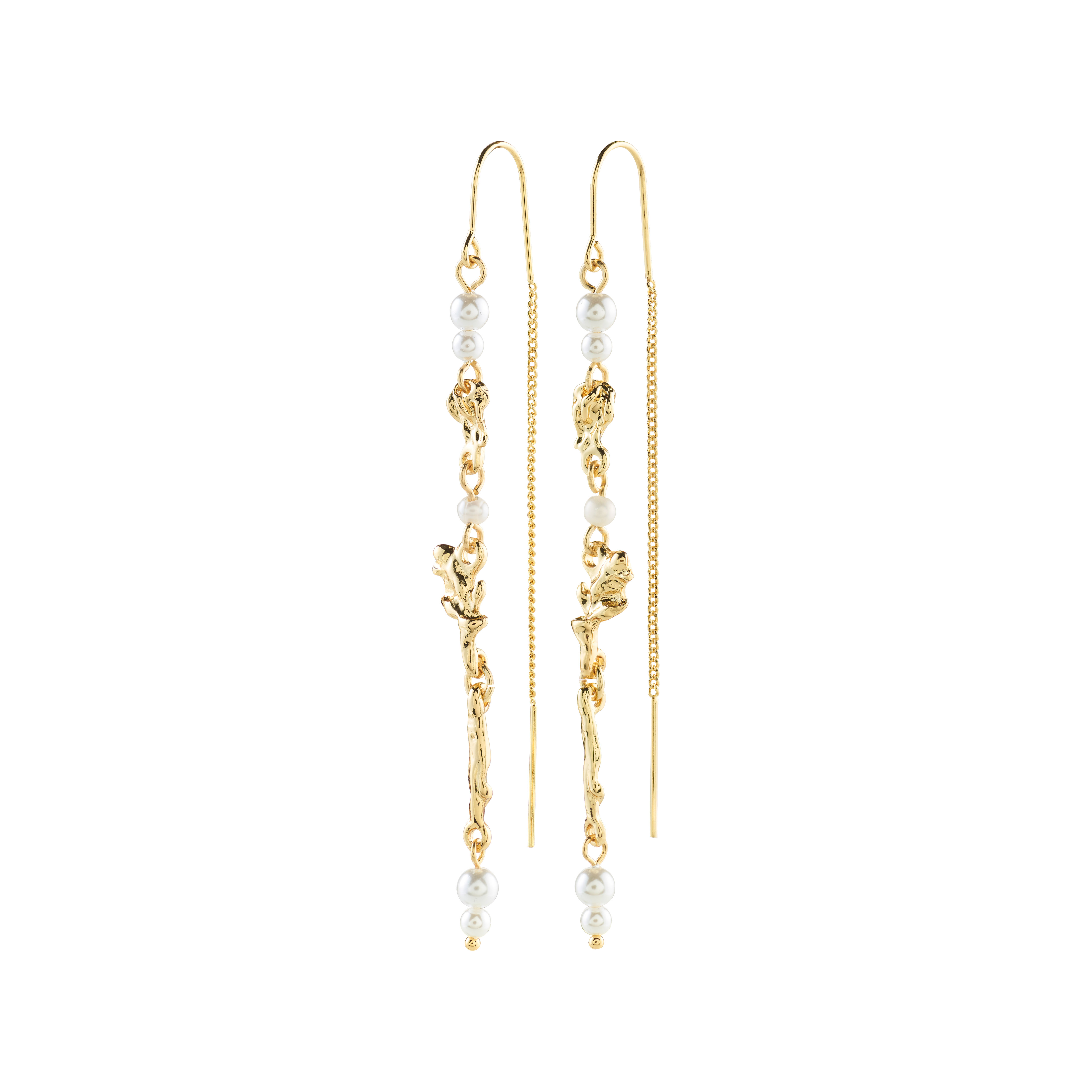 PILGRIM - SLOAN Chain Earrings - Gold-Plated - 83 mm v:7823917