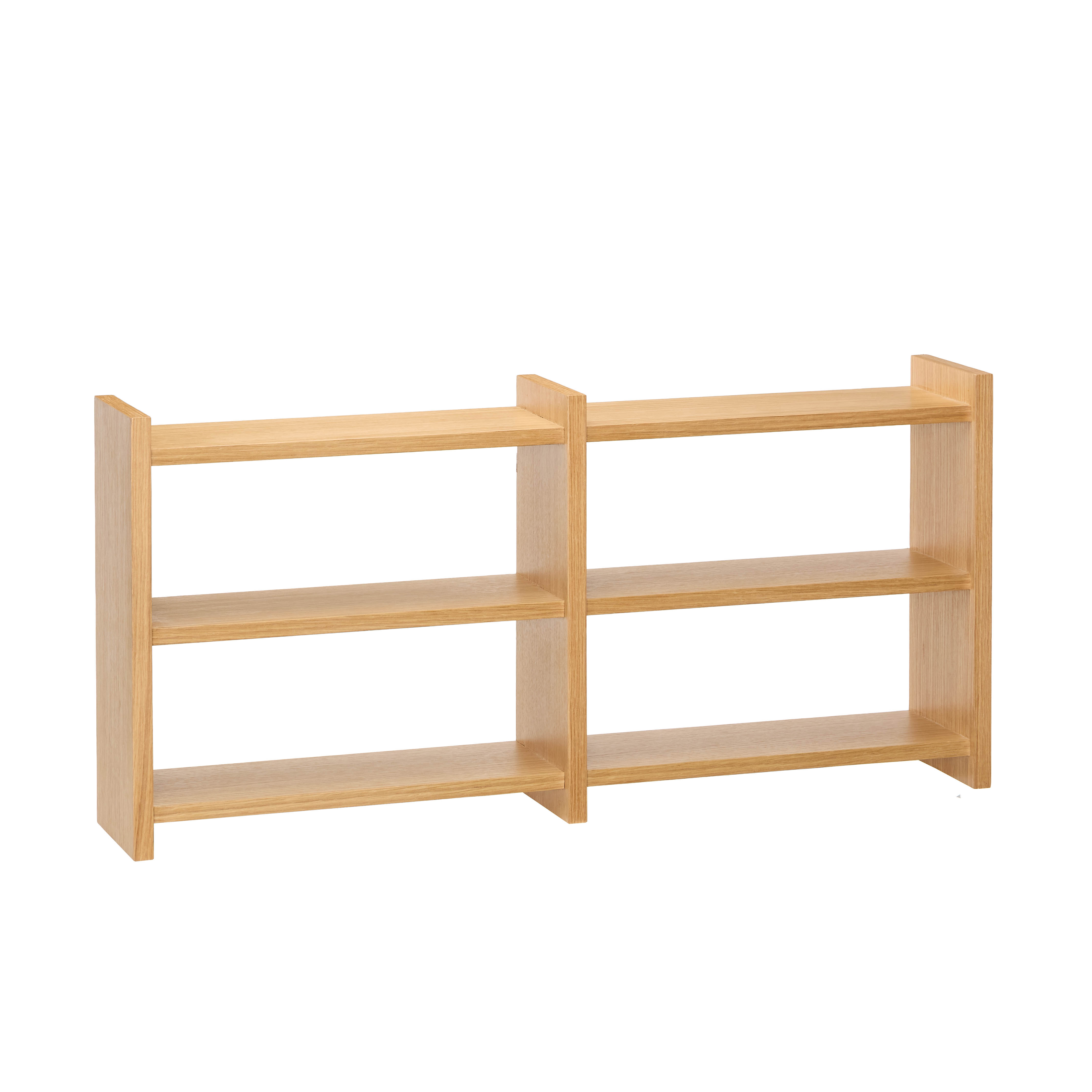 Hübsch – Kant Shelf Unit – Natural – 85x15xh40cm – Gratis frakt v:2920628 Hübsch – Kant Shelf Unit – Natural – 85x15xh40cm – Gratis frakt v:2920628