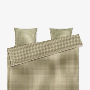 Juna – Bæk&Bølge Sengetøy 200×220 cm – Grønn & Dus Rosa – Green/Soft Pink – Gratis frakt v:1979398