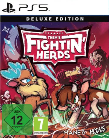 Them's Fightin' Herds (Deluxe Edition) (DE/Multi in Game) - PlayStation 5 - Tysk - Deluxe Edition v:3950800