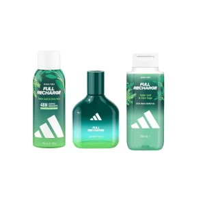 Adidas – Vibes Full Recharge Deo Spray 150 ml + Eau De Parfum 50 ml + Shower Gel 250 ml v:7256651
