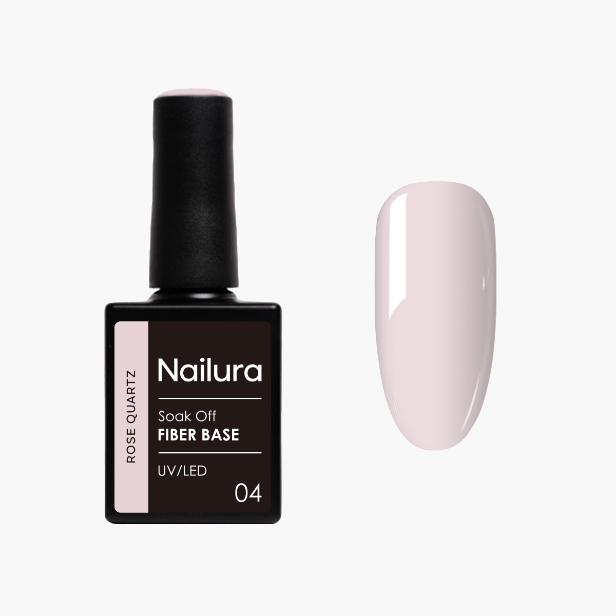 Nailura - Fiber Base - Rose Quartz - 10 ml - Rose Quartz v:9396920