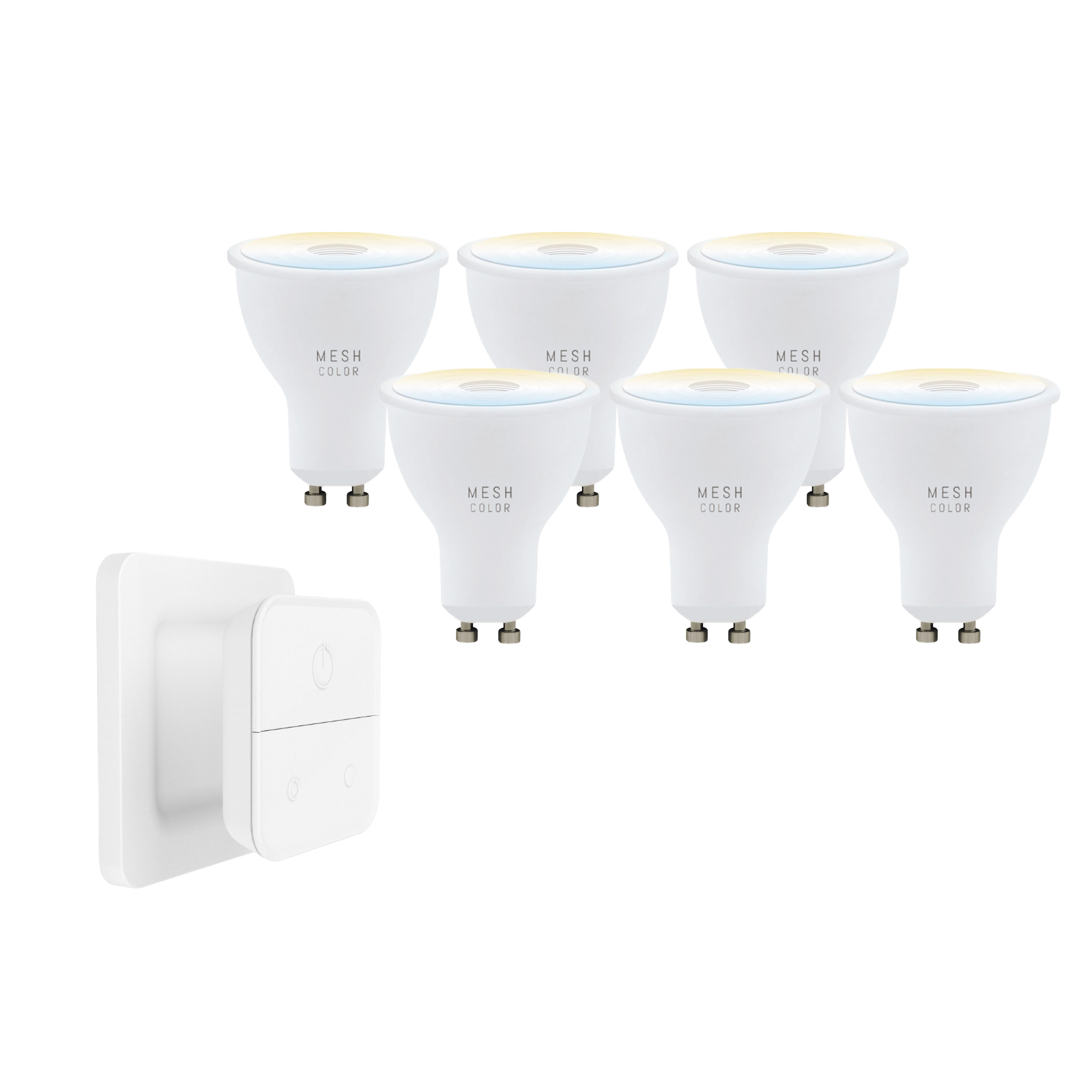 EGLO – 6x Connect-Z GU10 White Ambiance Pærer + Smart Veggbryter – Zigbee & Bluetooth Bundle – Gratis frakt v:4323193 EGLO – 6x Connect-Z GU10 White Ambiance Pærer + Smart Veggbryter – Zigbee & Bluetooth Bundle – Gratis frakt v:4323193