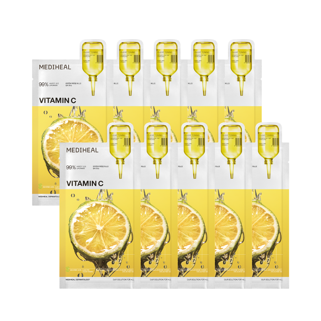 Mediheal - Vitamin C Essential Mask Clear Toning - 10 pcs v:9609527