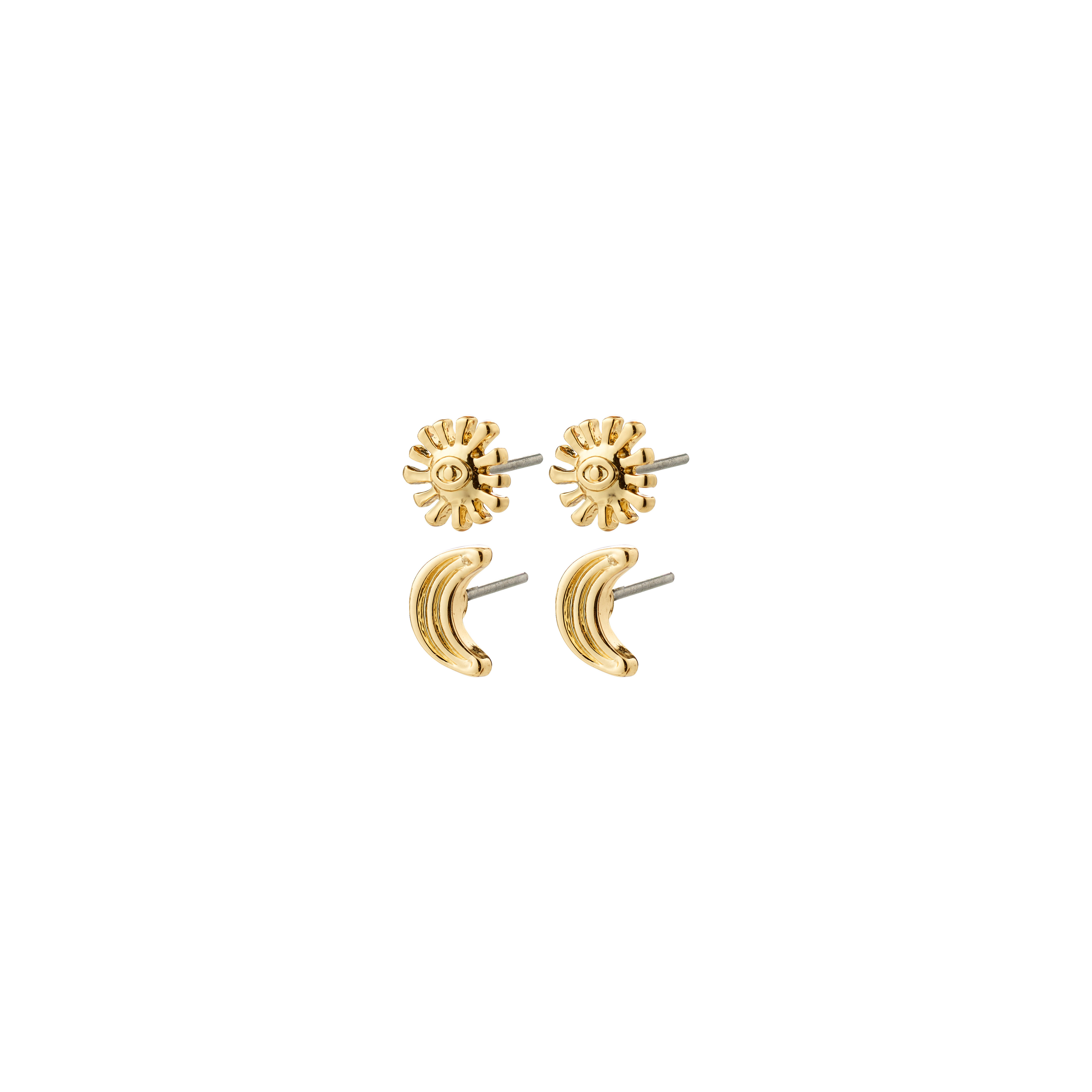 PILGRIM - MISHA Earrings 2-in-1 Set - Gold Plated - 7 mm v:1709806