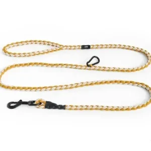 HAY – Dogs Leash Braided Adjustable – M/L – White/Ochre – 160 – White & Ochre v:9742748 HAY – Dogs Leash Braided Adjustable – M/L – White/Ochre – 160 – White & Ochre v:9742748