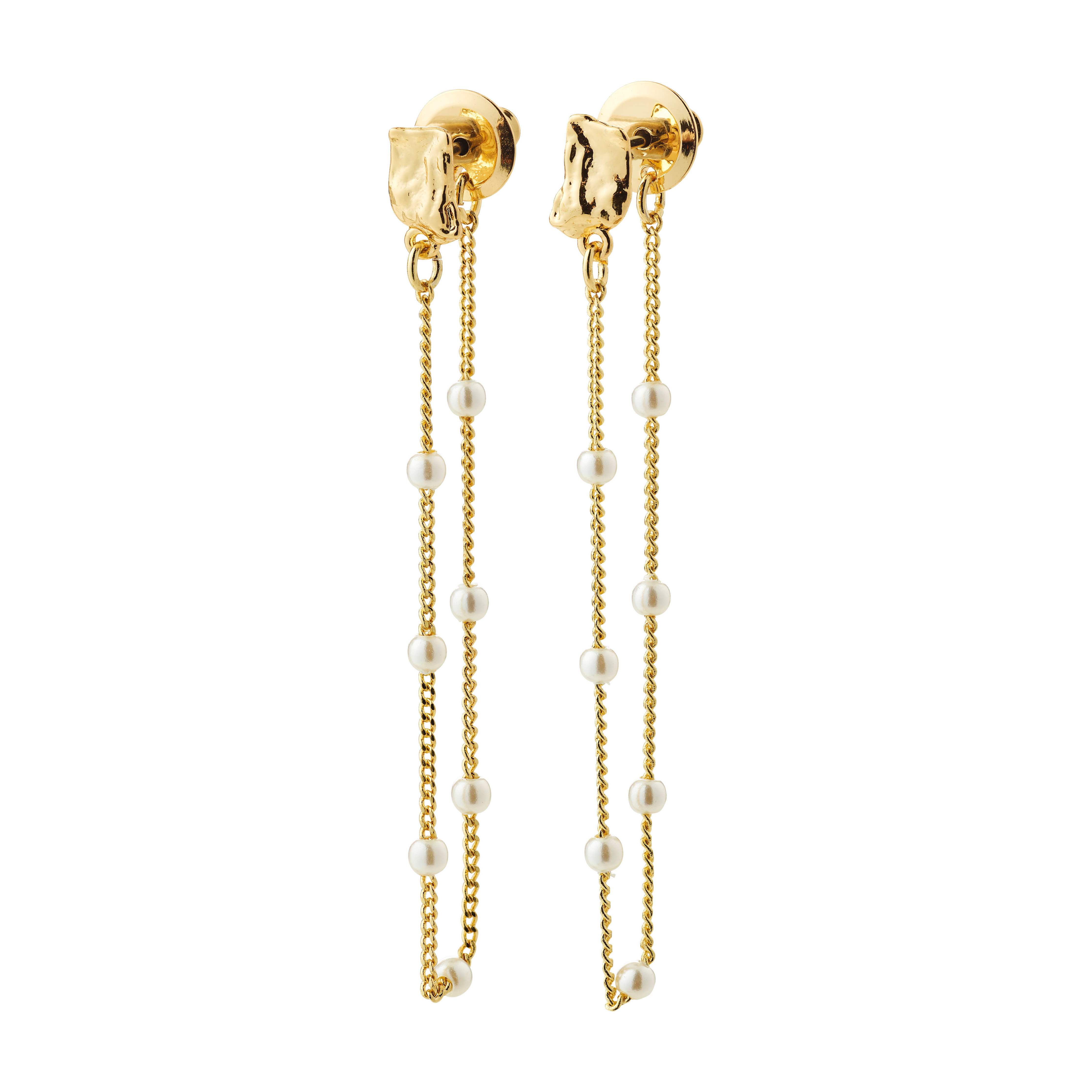 PILGRIM – AERUN Earrings – Gold Plated – 55 mm v:4811285 PILGRIM – AERUN Earrings – Gold Plated – 55 mm v:4811285