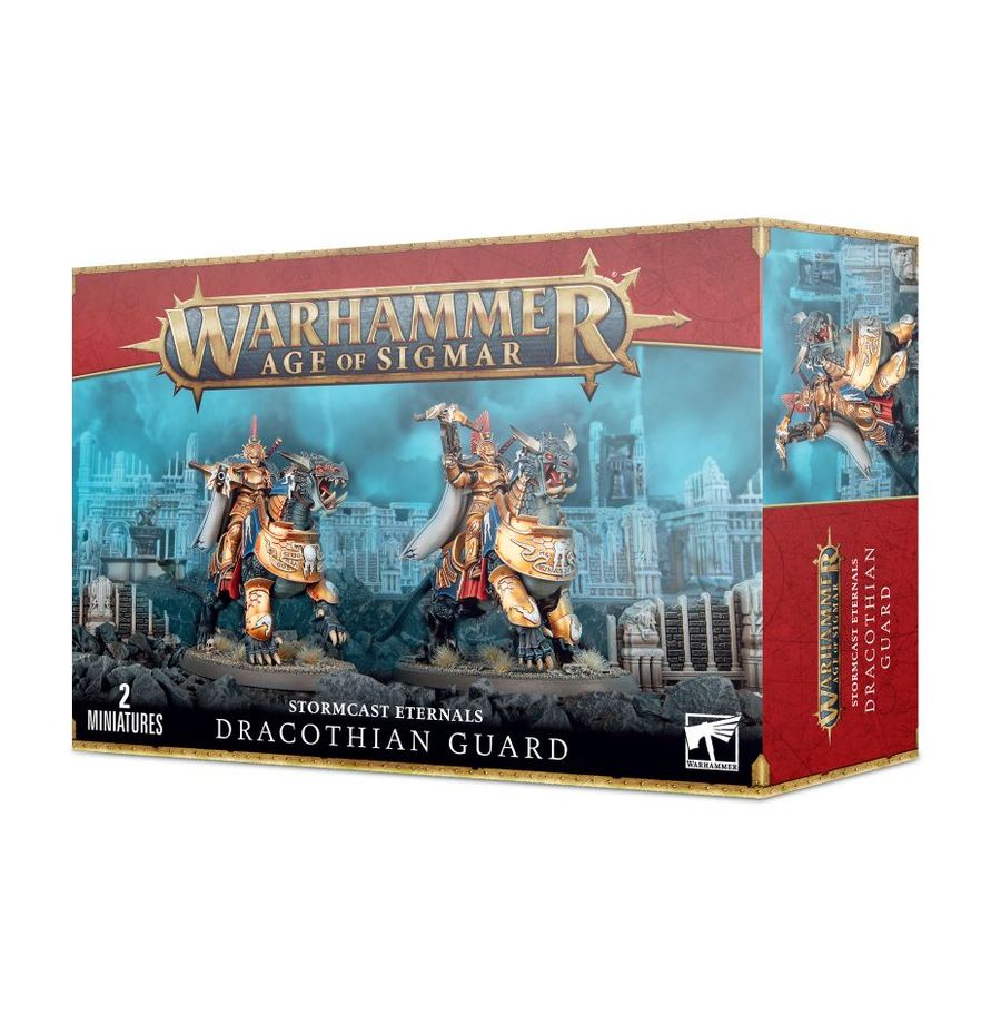Warhammer Age Of Sigmar - Dracothian Guard - Stormcast Eternals - STORMCAST ETERNALS - Gratis frakt v:8404662