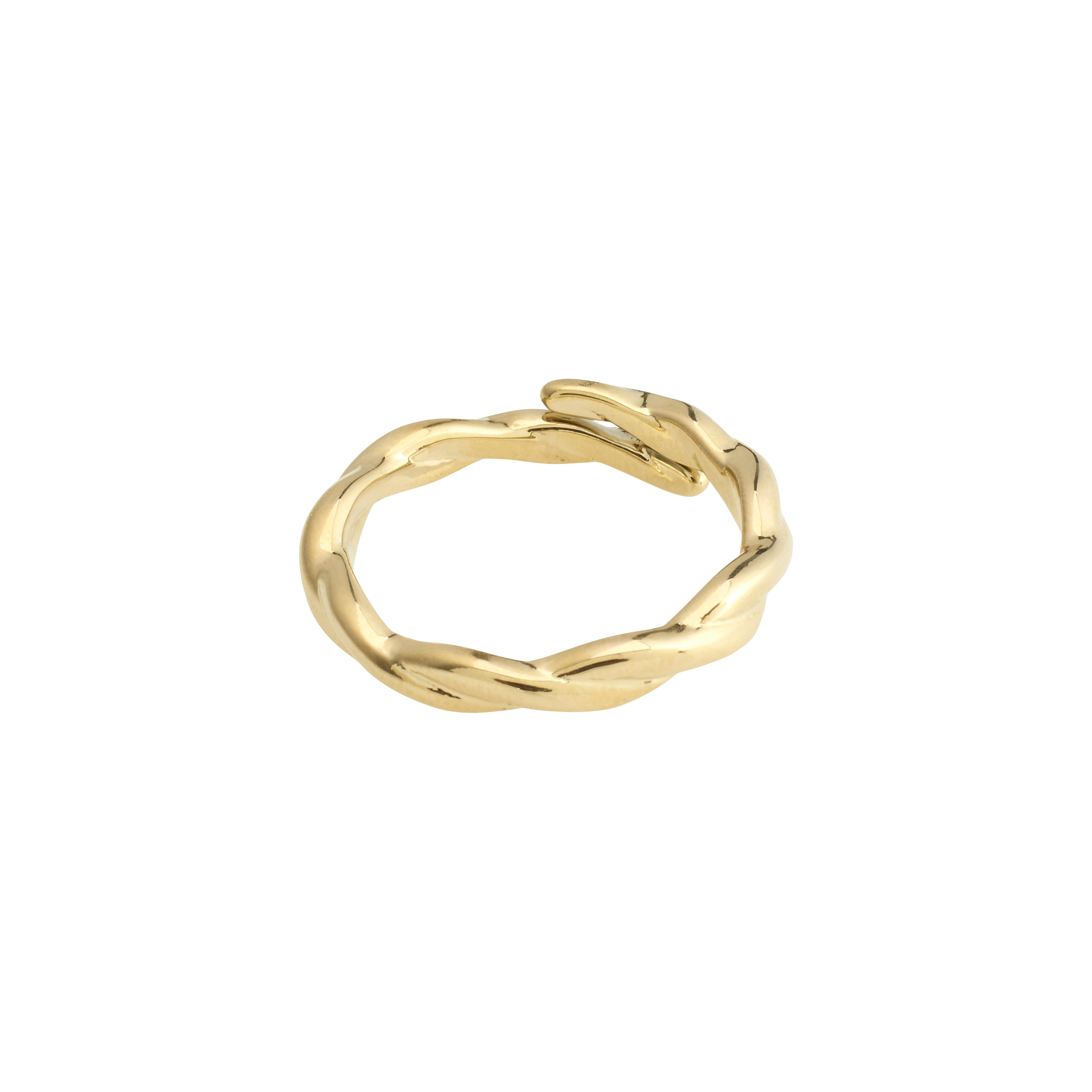 PILGRIM - Lulu Twirl Stack Ring - Gold - Adjustable Size v:4210926