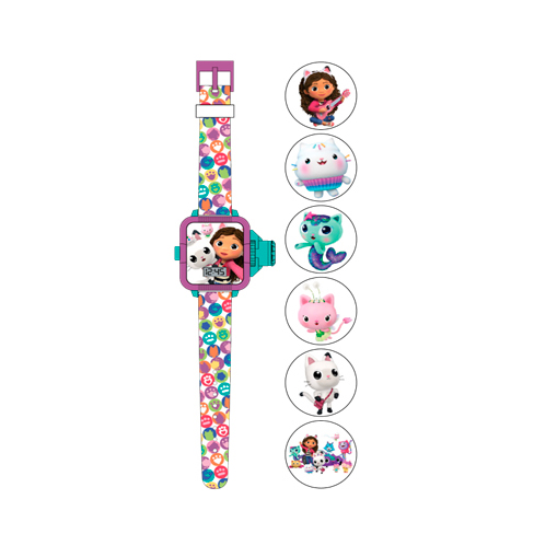 Accutime – Projektor Klokke LCD Gabby's Dollhouse v:5731743 Accutime – Projektor Klokke LCD Gabby's Dollhouse v:5731743