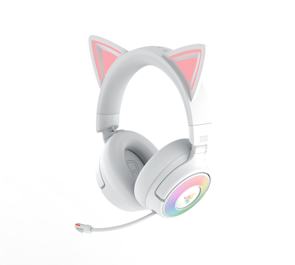 Razer - Kraken Kitty V3 Pro - White - White - Gratis frakt v:4133146