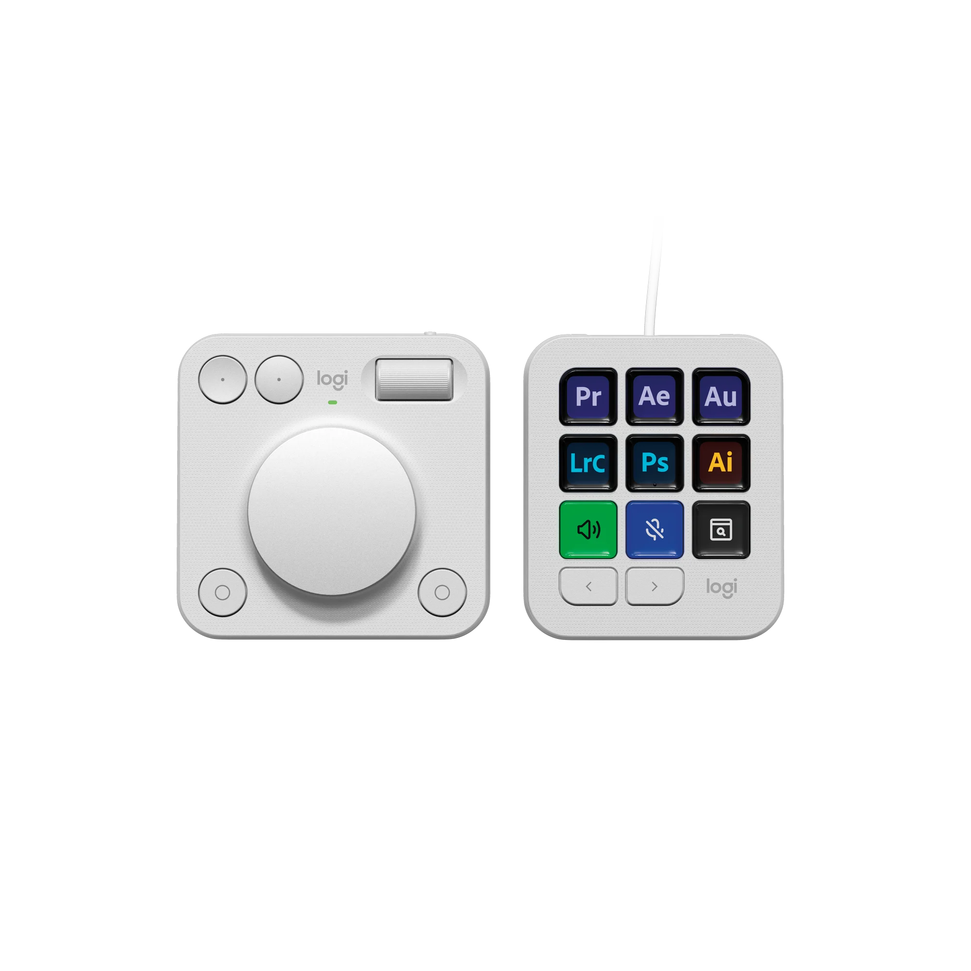 Logitech - MX Creative Console - Pale Grey - Pale Grey - Gratis frakt v:6016347