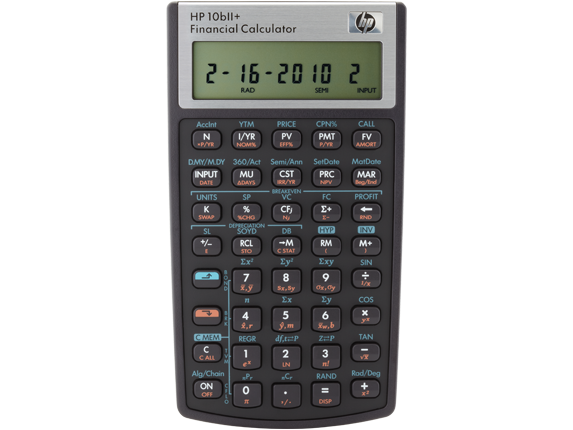HP - 10BII+ finanskalkulator v:9483414