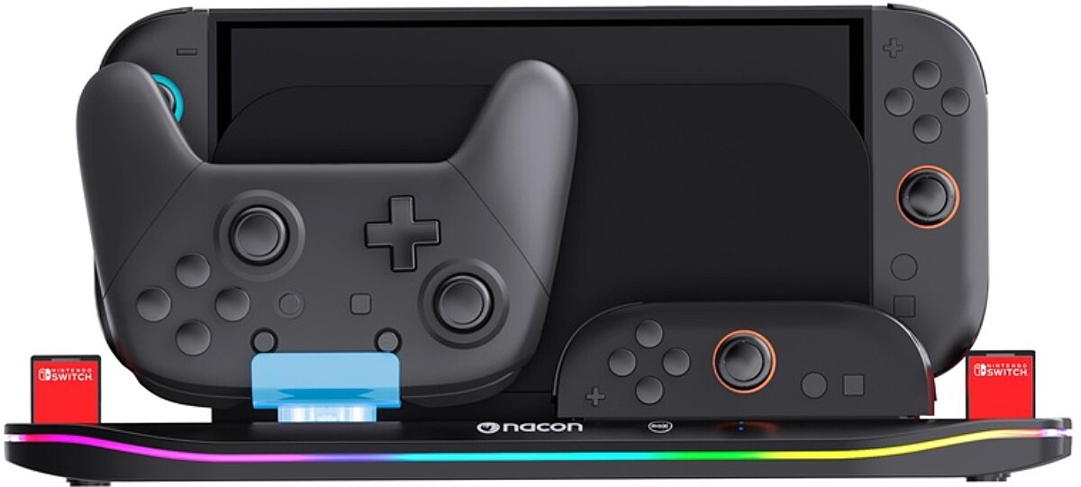 Nacon - Charging Station XL til Nintendo Switch II – Oplad 4 Joy-Con v:2905353