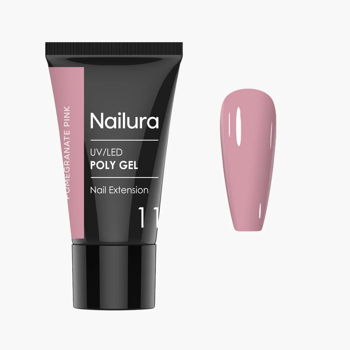 Nailura - Poly Gel 11 - Pomegranate Pink - 30 ml - Pomegranate Pink v:9725406
