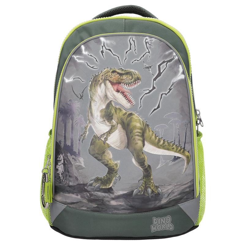Dino World – Schoolbackpack REFLECTOR ( 0411759 ) – Gratis frakt v:3957584