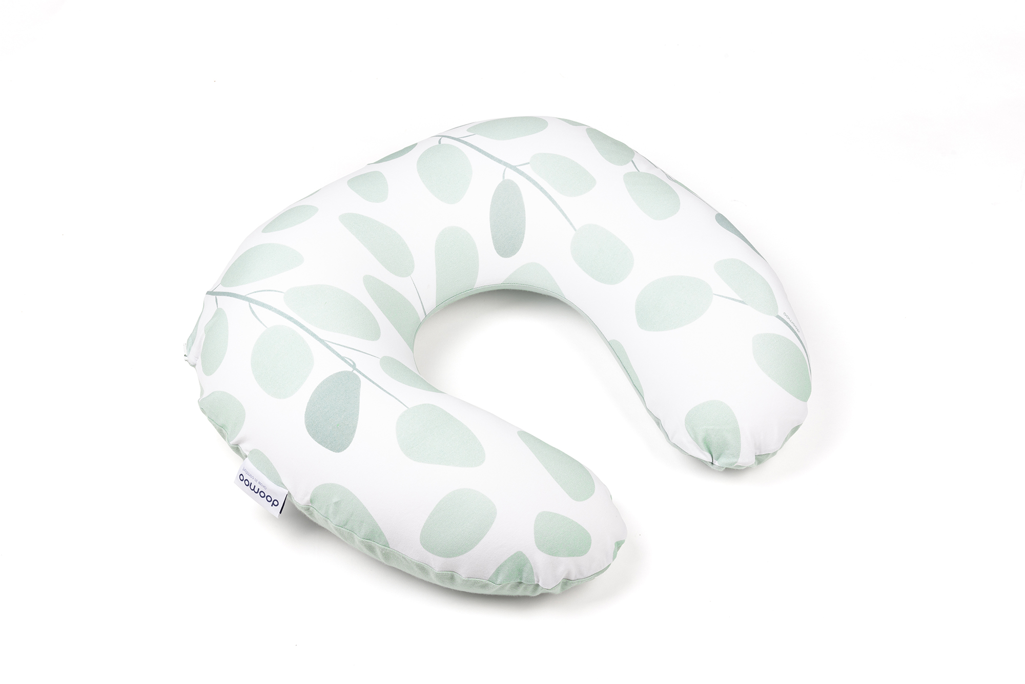 Doomoo - Nursing Pillow - Leaves Green - Gratis frakt v:5546134