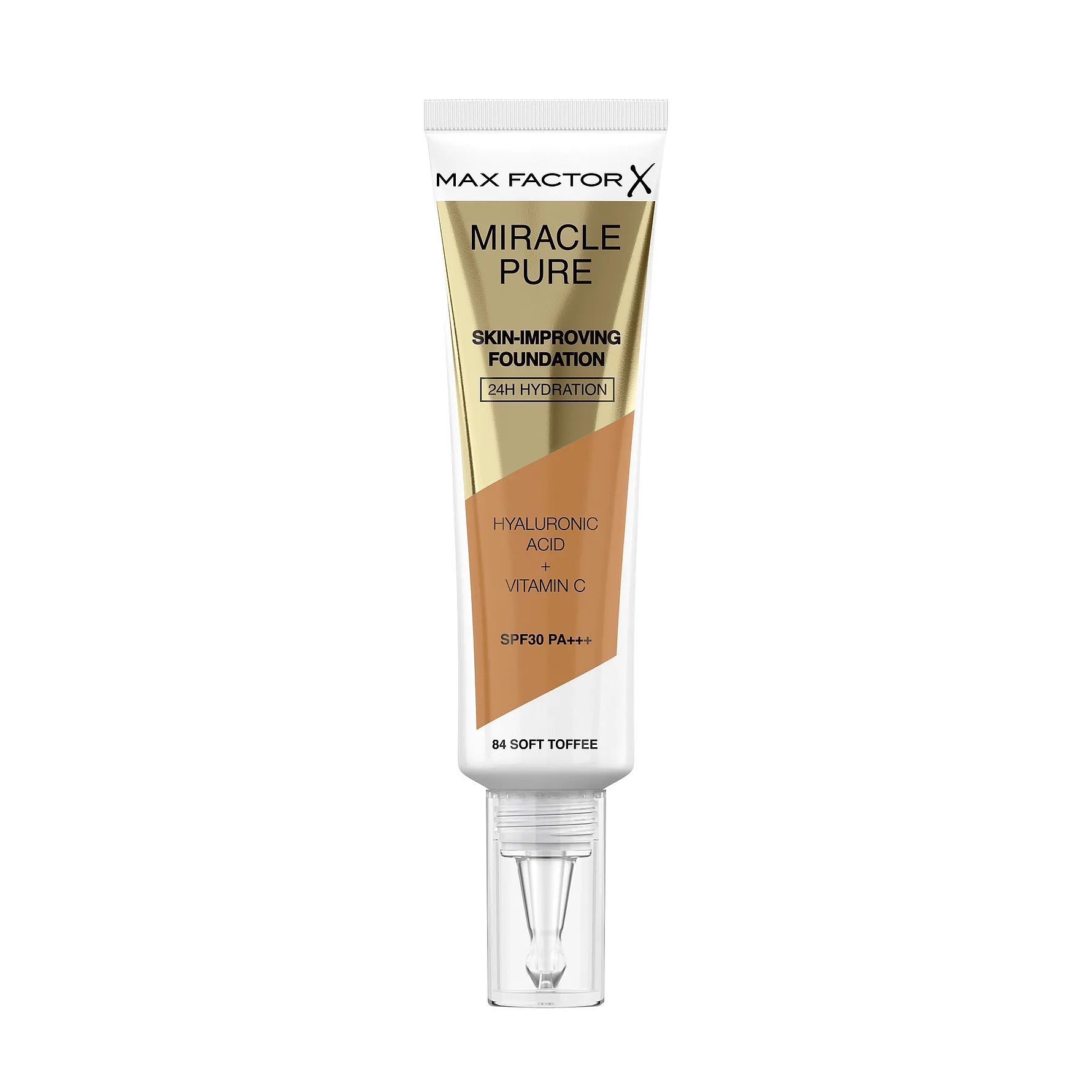 Max Factor - Miracle Pure Skin-Improving Foundation - 84 Soft Toffee - 84 Soft Toffee v:8729659