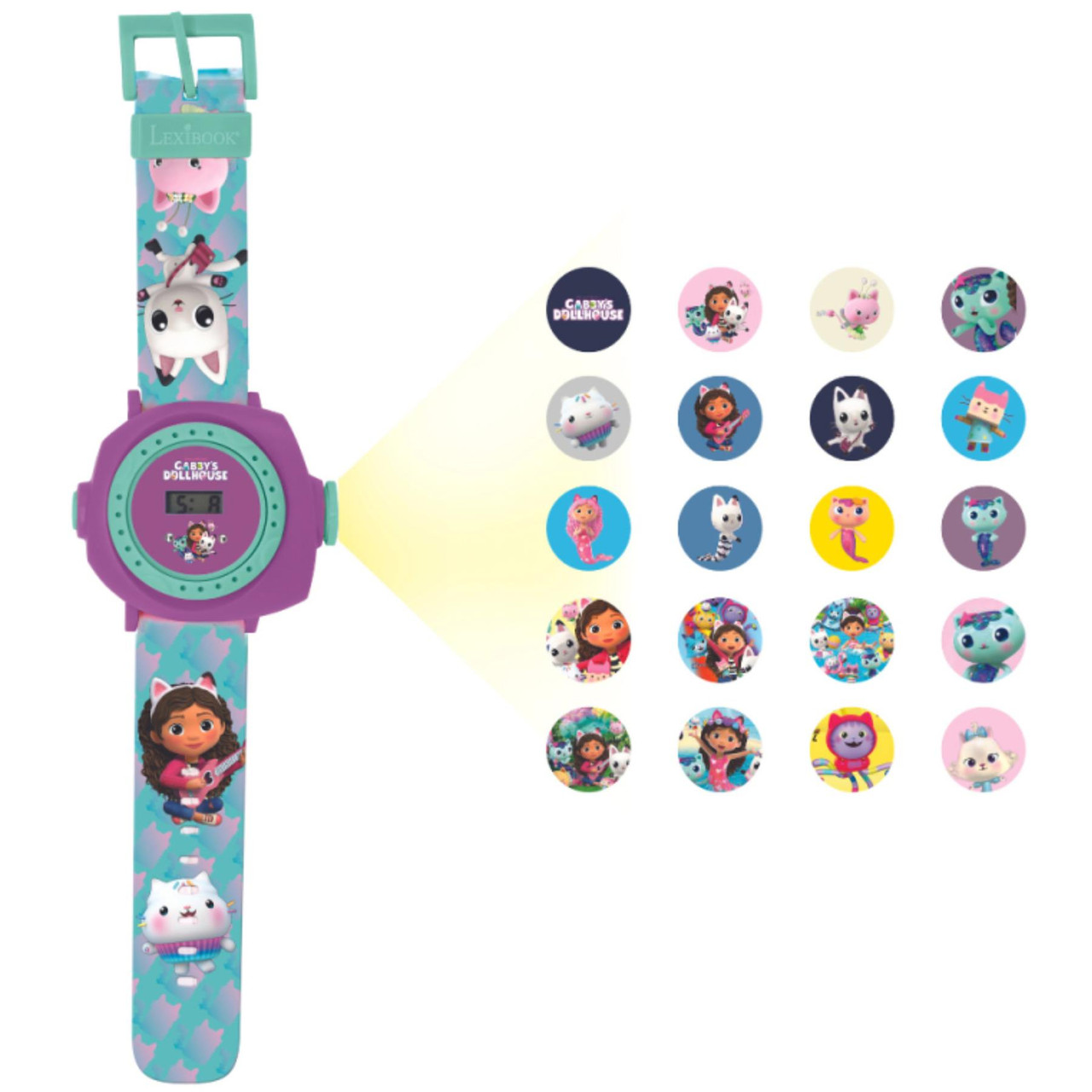 Lexibook – Projection Watch – Gabby’s Dollhouse (DMW050GDH) v:6011050